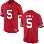 Men's Ohio State Buckeyes #5 Braxton Miller Red Nike NCAA College Football Jersey Jogging WSP5244RQ